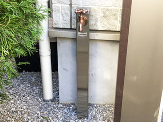 小工事 シンプルで使いやすい立水栓