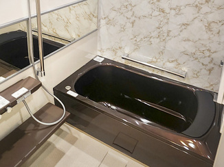 バスルームリフォーム お掃除機能が便利なお風呂＆高級感のある洗面所