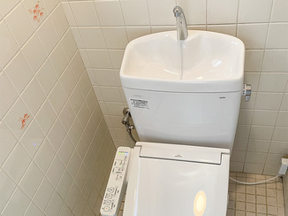 トイレリフォーム 使いやすく、節水もできるトイレ