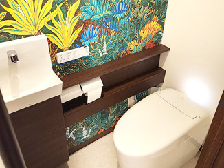 トイレリフォーム 入るたび笑顔になれる、こだわりの上質空間へ生まれ変わったトイレ